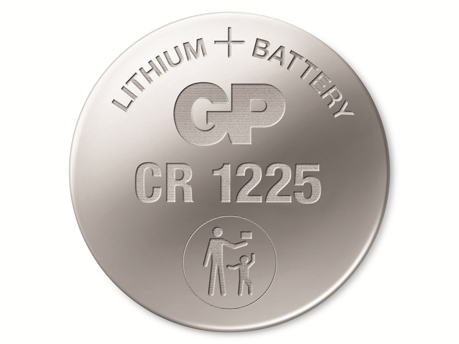 CR1225, Lithium Knopfzelle GP 3V Lithium-Knopfzelle