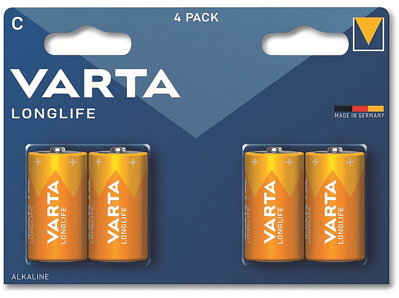 VARTA Varta Cons.Varta Batterie C LONGLIFE 4114 (VE4) Alkaline Batterie ...