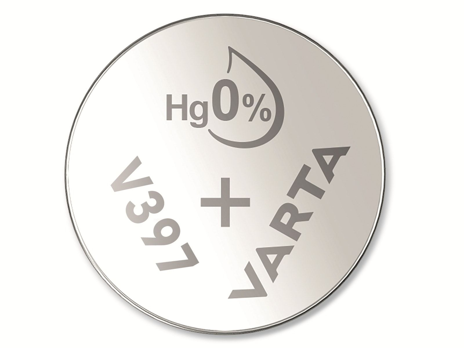 VARTA Knopfzelle Silver Oxide, 397 1.55V, Knopfzelle Silberoxid SR59, Stück 10