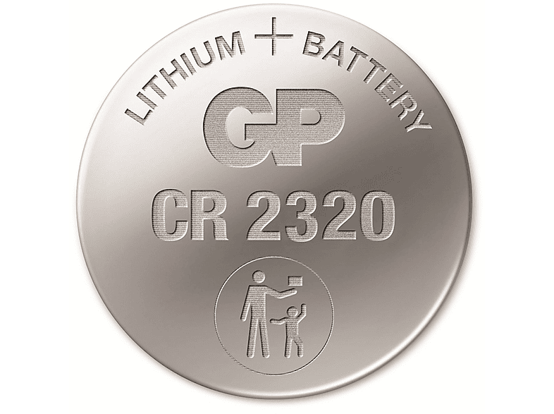 3V CR2320, GP Lithium-Knopfzelle Knopfzelle Lithium