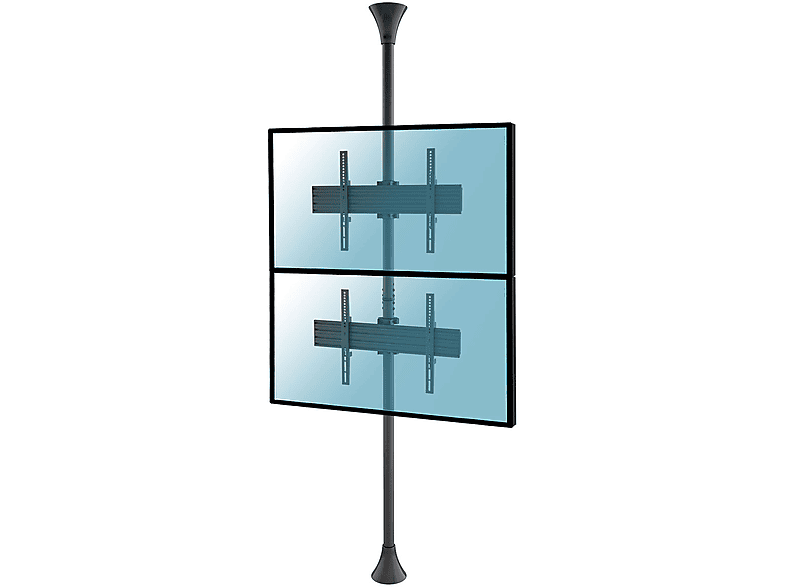 Soporte TV fijo - KIMEX 032-1012K3  Soporte de suelo-techo para 2 pantallas 32"- 75" - Altura 240cm max