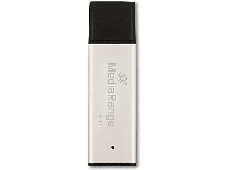 MEDIARANGE USB-Stick MR1900, USB-Stick GB USB 3.0, 32 (schwarz/silber, GB) 32