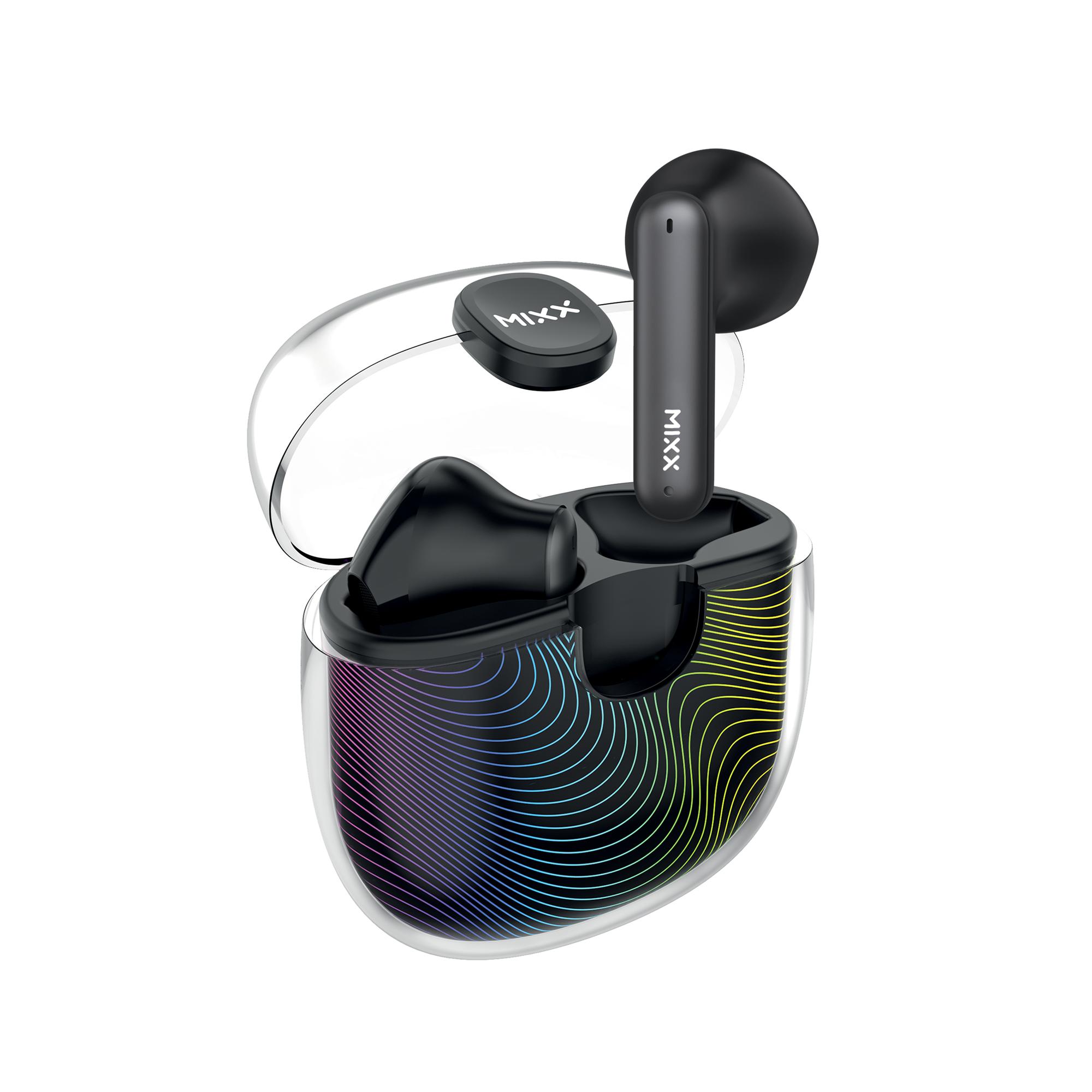 MIXX Mixx Chroma Black, 2 - In-ear Earphones Wave Kopfhörer Schwarz Colour TWS StreamBuds