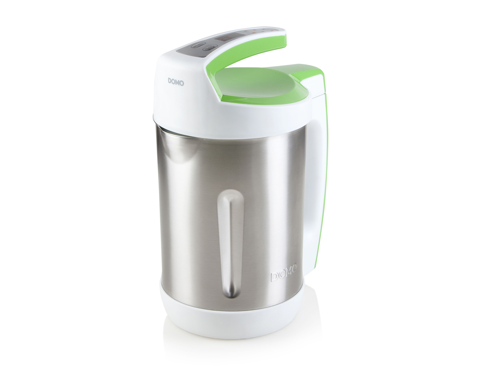 DOMO Suppenkocher Küchenmaschine Silber-Weiß-Grün (1000 Liter) 2 Watt