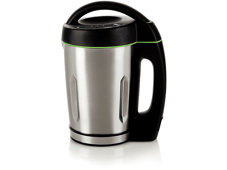 Liter) 1.6 Silber-Schwarz Suppenkocher (1000 DOMO Küchenmaschine Watt,