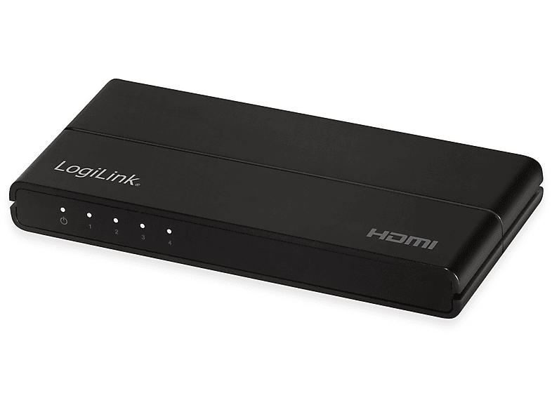 LOGILINK LOGILINK HDMI-Splitter HD0037, 1x4-Port, 4K/60 Hz, Downscaler 11,7 cm HDMI-Splitter