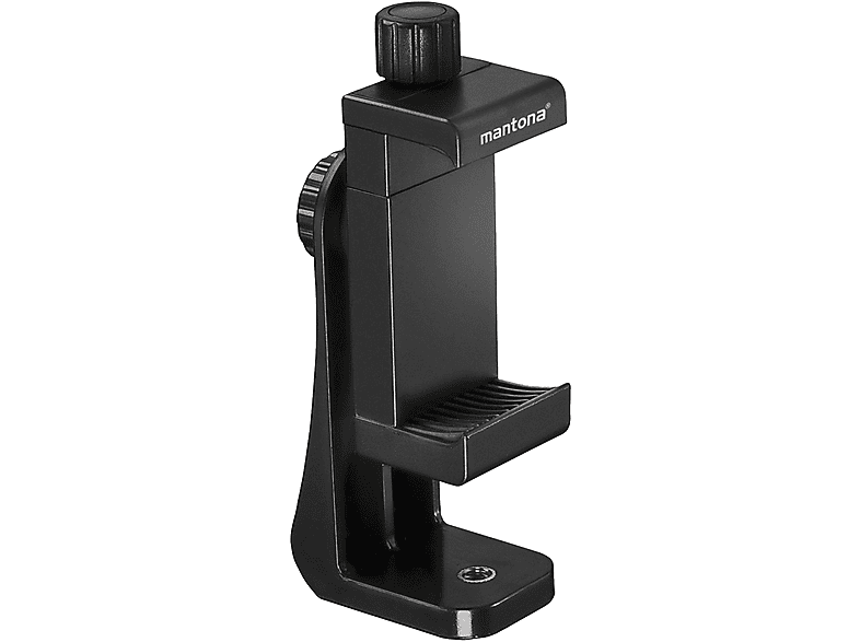 Mantona SM-850 Smartphone Halterung Twist Mount - Universell 55-85 Mm, Für Fahrrad & Auto