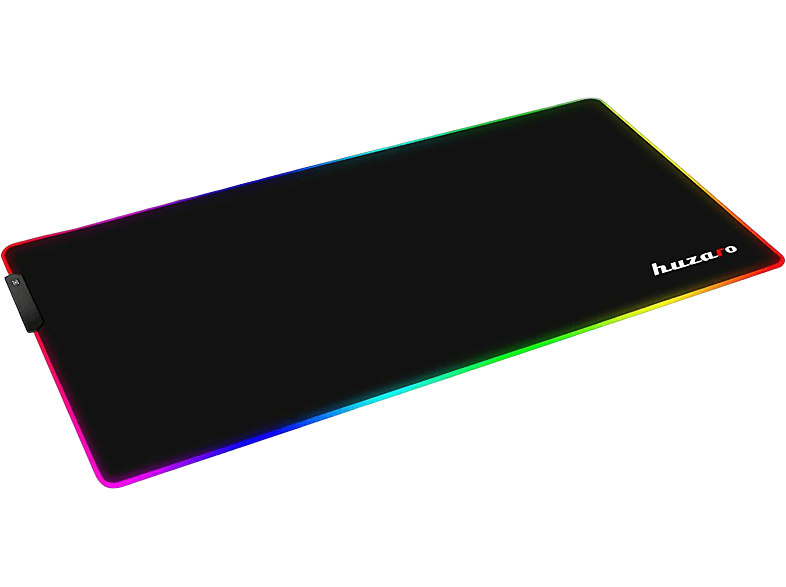 HUZARO RGB XL Anti-Rutsch Gaming Mauspad (30 cm x 80 cm)