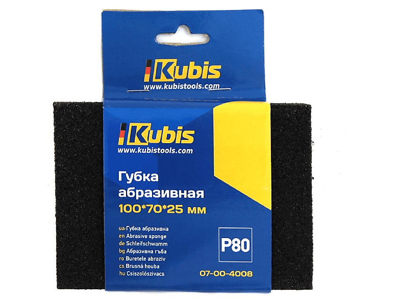 INBUSCO / KUBIS Schleifschwamm KB07-00-4008 Multifunktionswerkzeug, Transparent