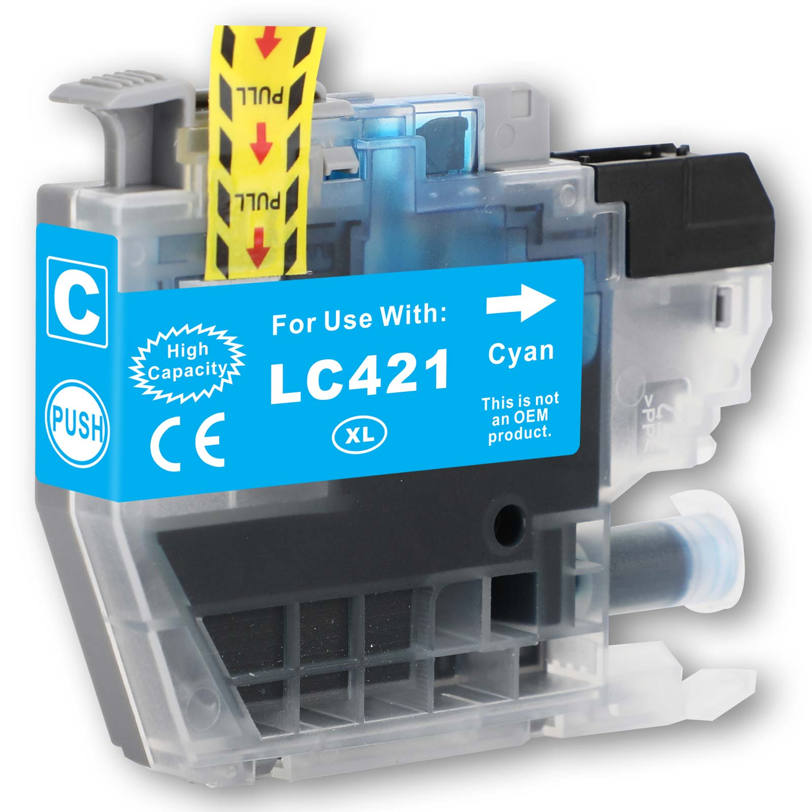 GIGAO LC-421 XL Tinten Patronen LC-421XL LC-421XLVAL Druckerpatronen Brother kompatibel Multipack 4-Farben (Schwarz, Cyan, Magenta, Gelb) (LC-421XLVAL LC421XLVAL LC-421XL Value Pack)