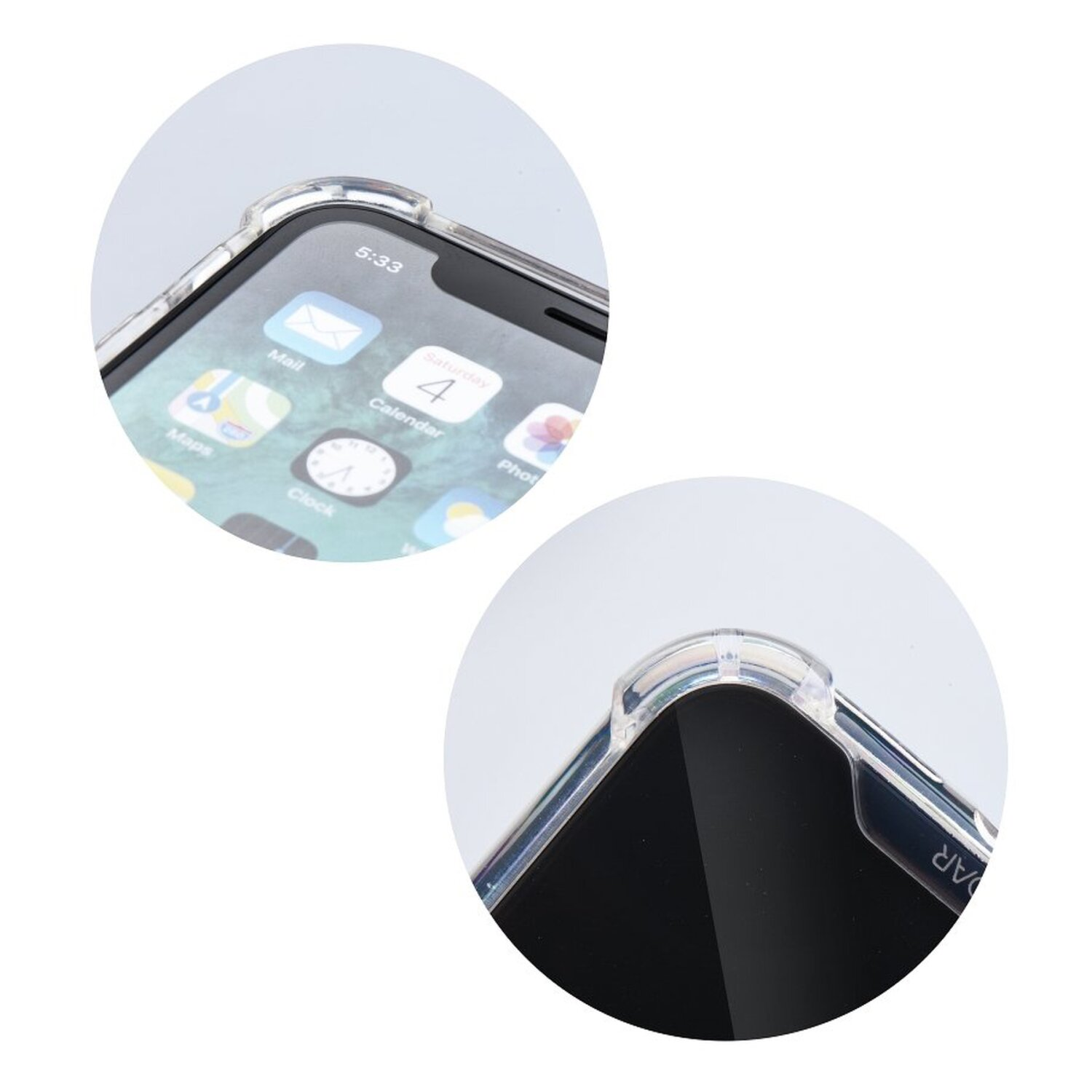 COFI Panzerhülle Bumper, Backcover, Apple, 14 Transparent iPhone Plus