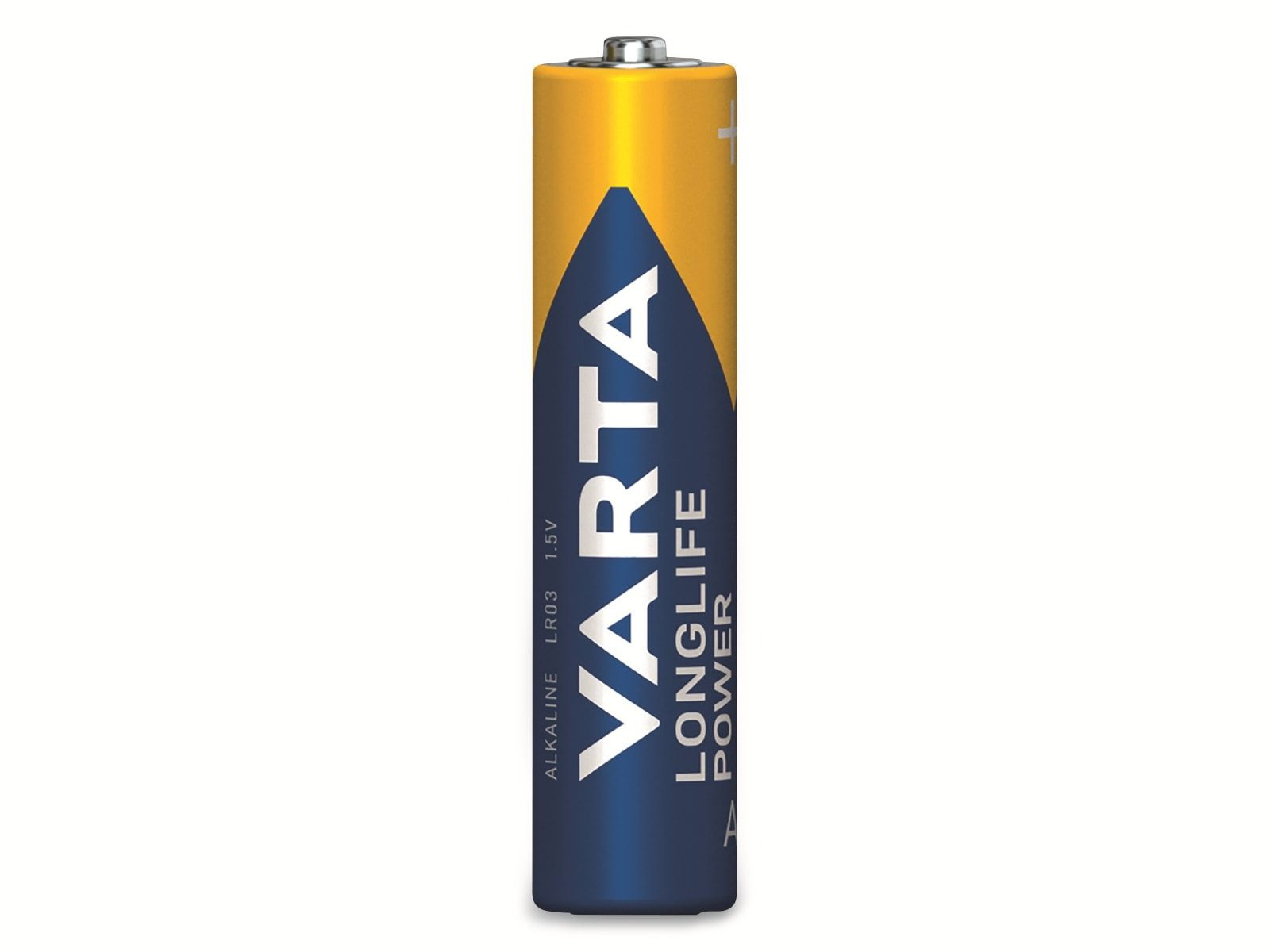 VARTA Power, Alkaline LR03, Longlife Batterie Alkaline, AAA, 1.5V, Batterie Stück 4 Micro,