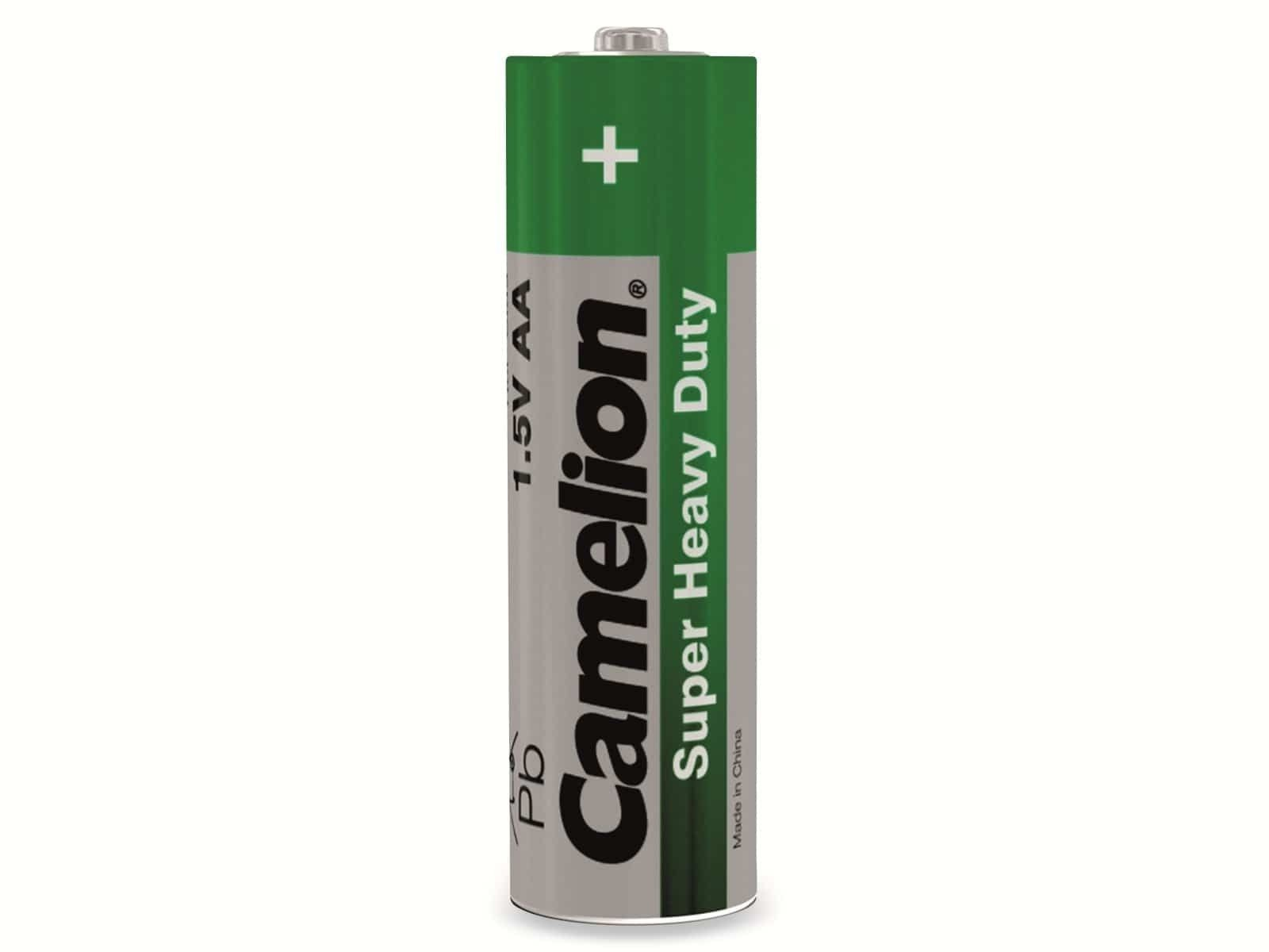 CAMELION Mignon-Batterie, Super Heavy Batterien 4 Stück Zink-Kohle Duty