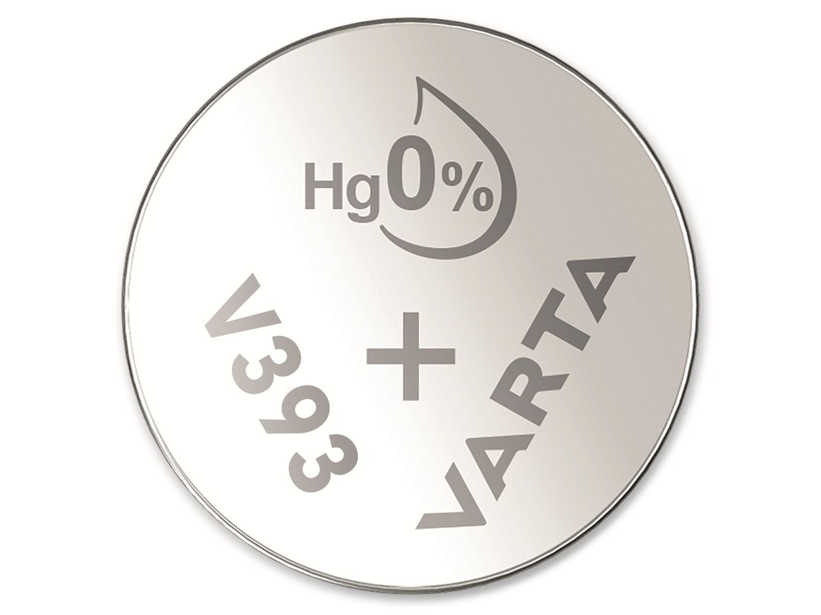 VARTA Knopfzelle Silver SR48, 393 Silberoxid Knopfzelle Oxide, Stück 1.55V, 10