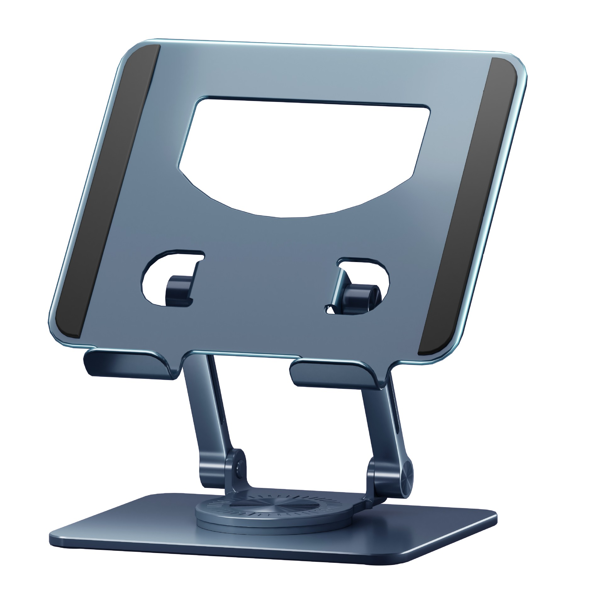 Grad Desktop-Klappständer Ständer Handy-Tablet-Ständer Aluminiumlegierung 360 BYTELIKE drehbarer Tablet-Ständer
