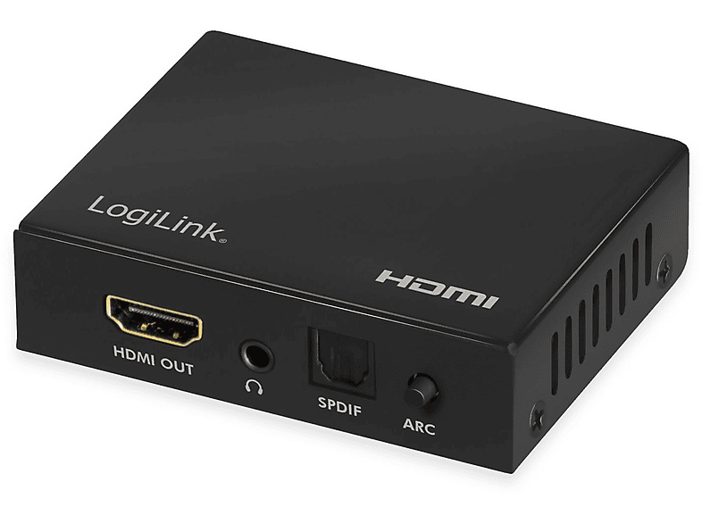 LOGILINK HDMI-Audio-Extraktor HD0055, 2CH/5.1CH, 4K/60 Hz 11,7 cm Extraktor | home