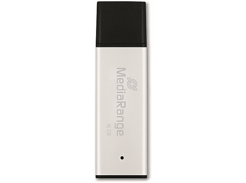 MEDIARANGE USB-Stick MR1899, USB 3.0, 16 GB USB-Stick (schwarz/silber, 16 GB)