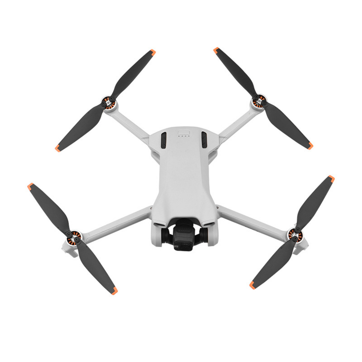 INF Ersatz-Drohnenpropeller, geräuscharm, leicht, 2 Propeller, Orange Paar