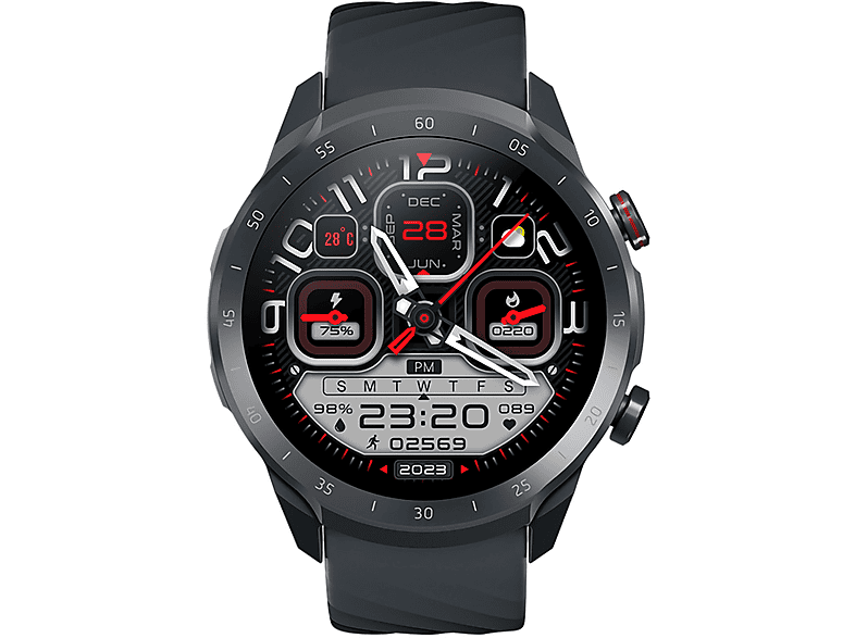 MIBRO Watch A2 XPAW015 Smartwatch Plastik Silikon, schwarz