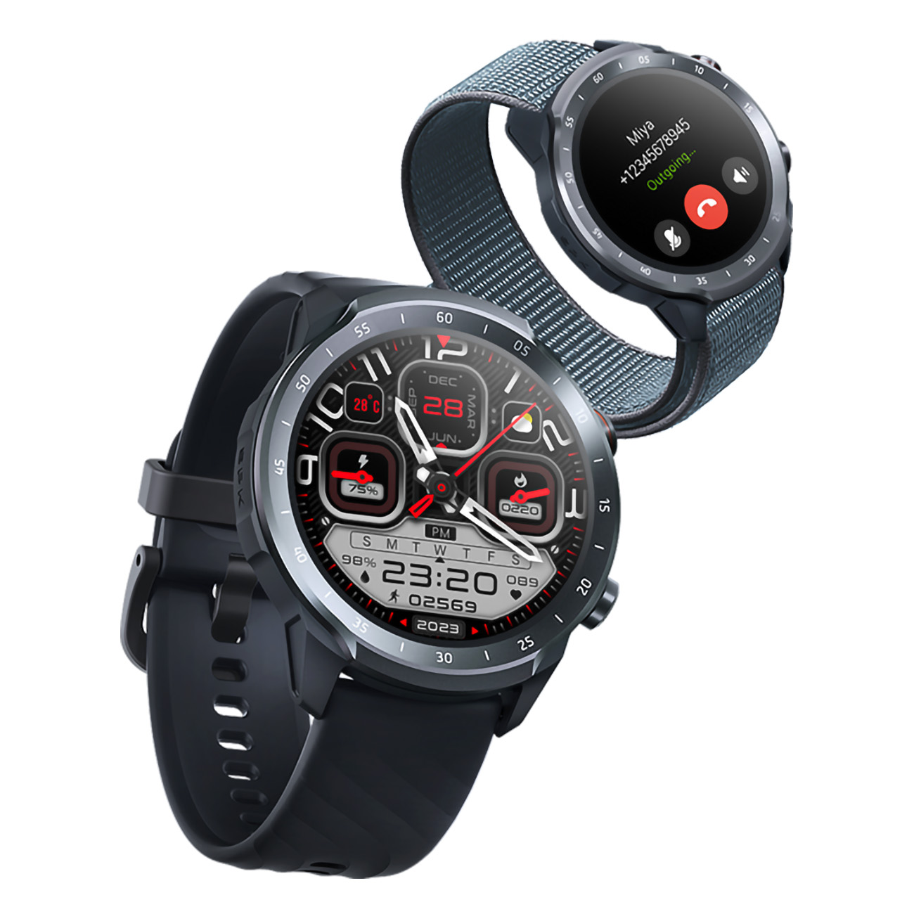MIBRO Watch A2 XPAW015 Smartwatch schwarz Plastik Silikon