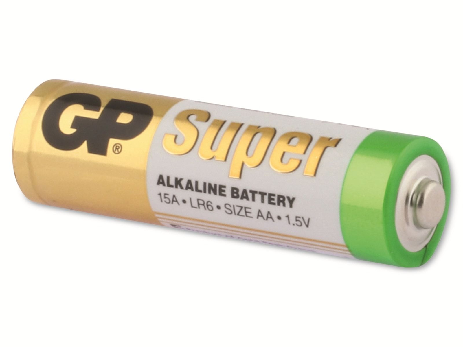 80 Alkaline Alkaline-Mignon-Batterie Super GP 1,5V, Batterien Stück LR06, GP