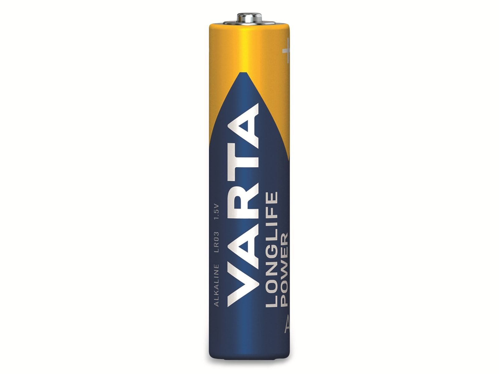 VARTA Batterie Alkaline, Micro, Stück Longlife Alkaline LR03, Power, 1.5V, 40 AAA, Batterie