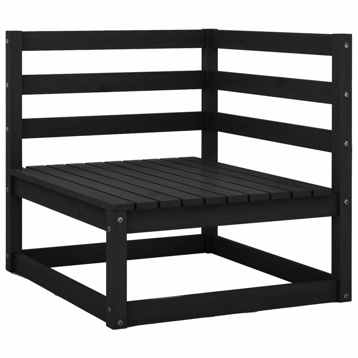 VIDAXL Schwarz 805694 Gartensofa,