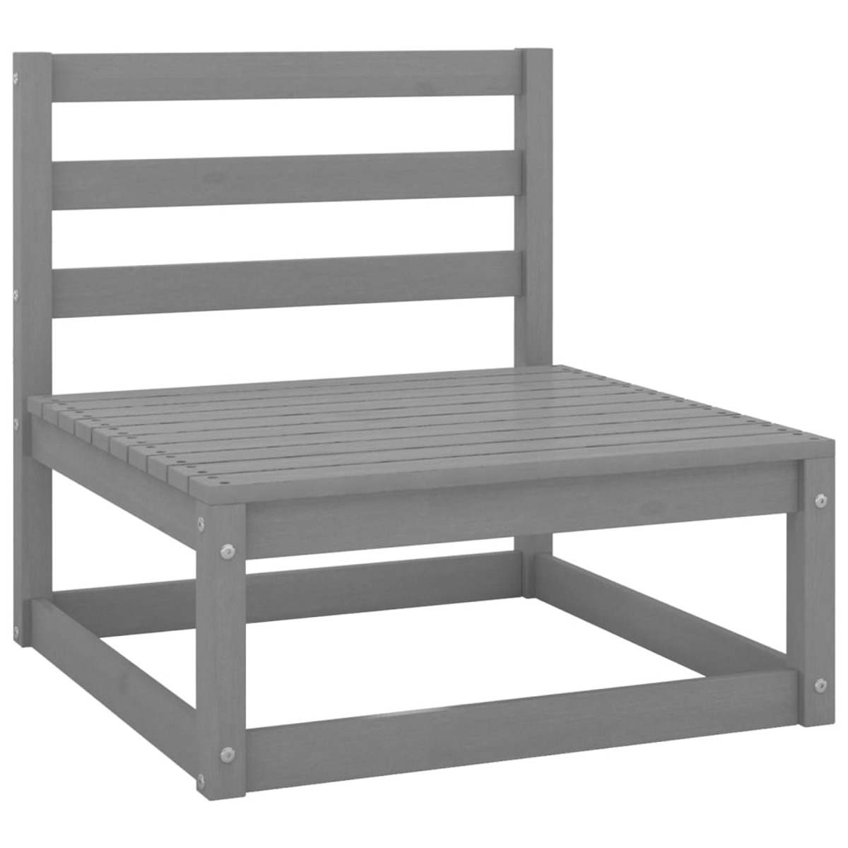 VIDAXL Grau und Gartentisch- Stuhlset, 3076016