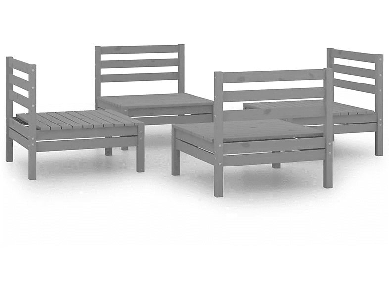 VIDAXL Grau Gartensofa, 3082404