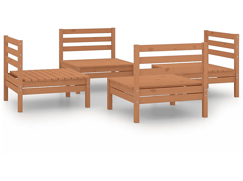 3082405 Gartensofa, VIDAXL Braun