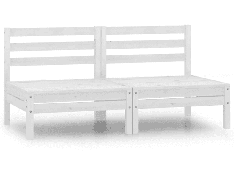 Gartensofa, VIDAXL 806588 Weiß