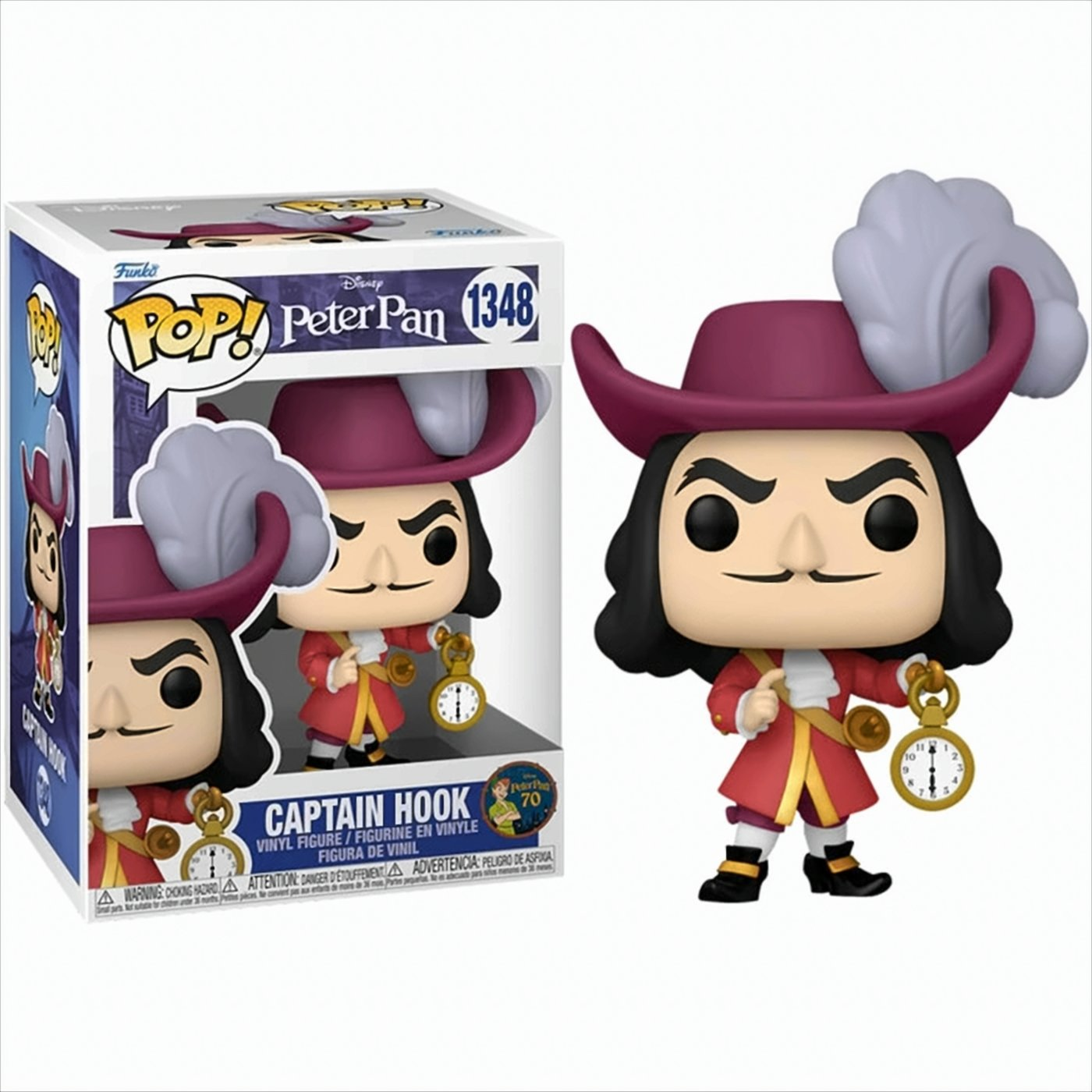 POP - Peter Captain Hook - 70th Pan Disney