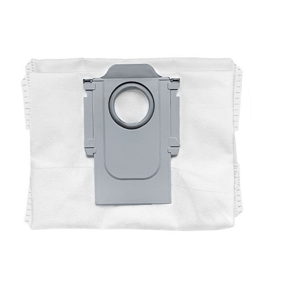 Ciemnoszary plastikowy stół z teksturowaną powierzchnią i kwadratowymi nogami.