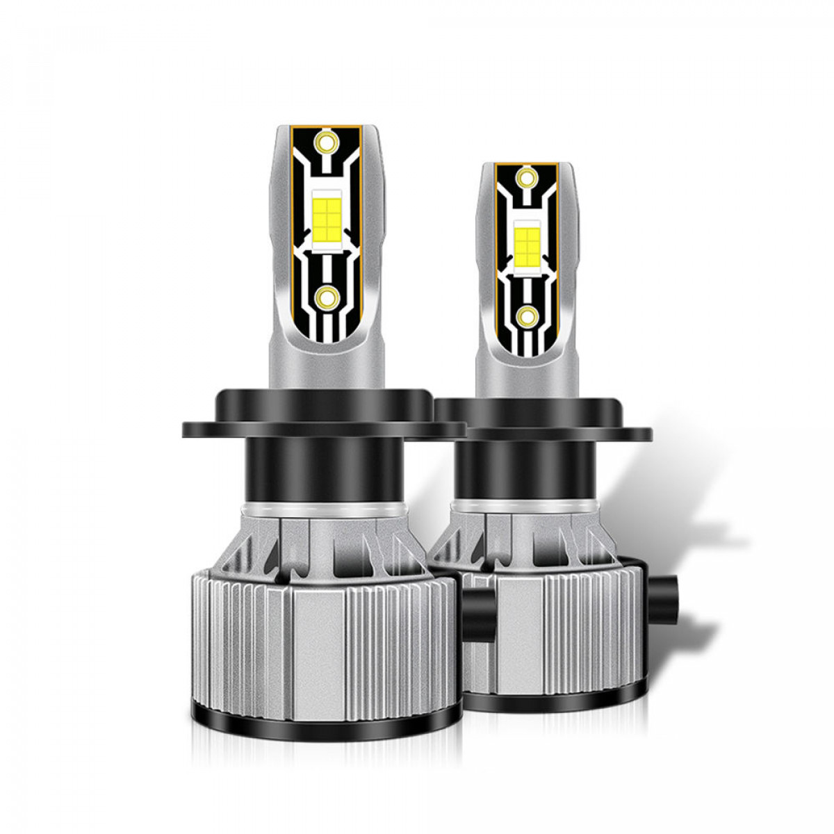 INF Auto-LED-Frontscheinwerfer-Birnen, 2er-Pack Grau Glühbirnen