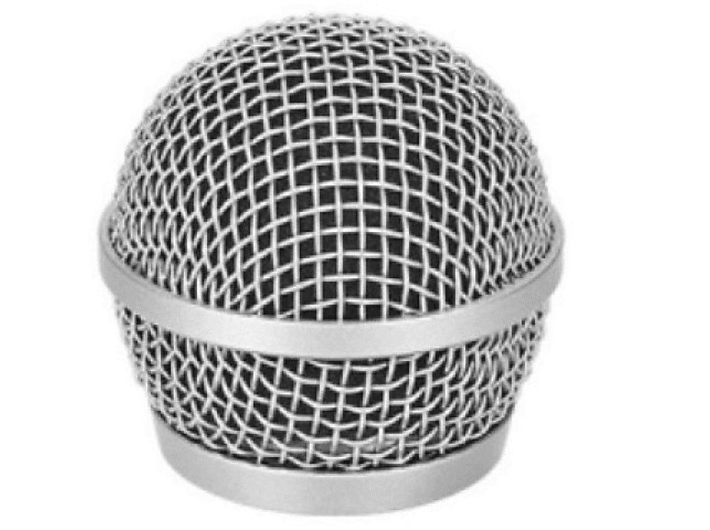 ersetzen Innenschaum Mikrofon-Ersatzkopf durch Mikrofonkopf INF Silber