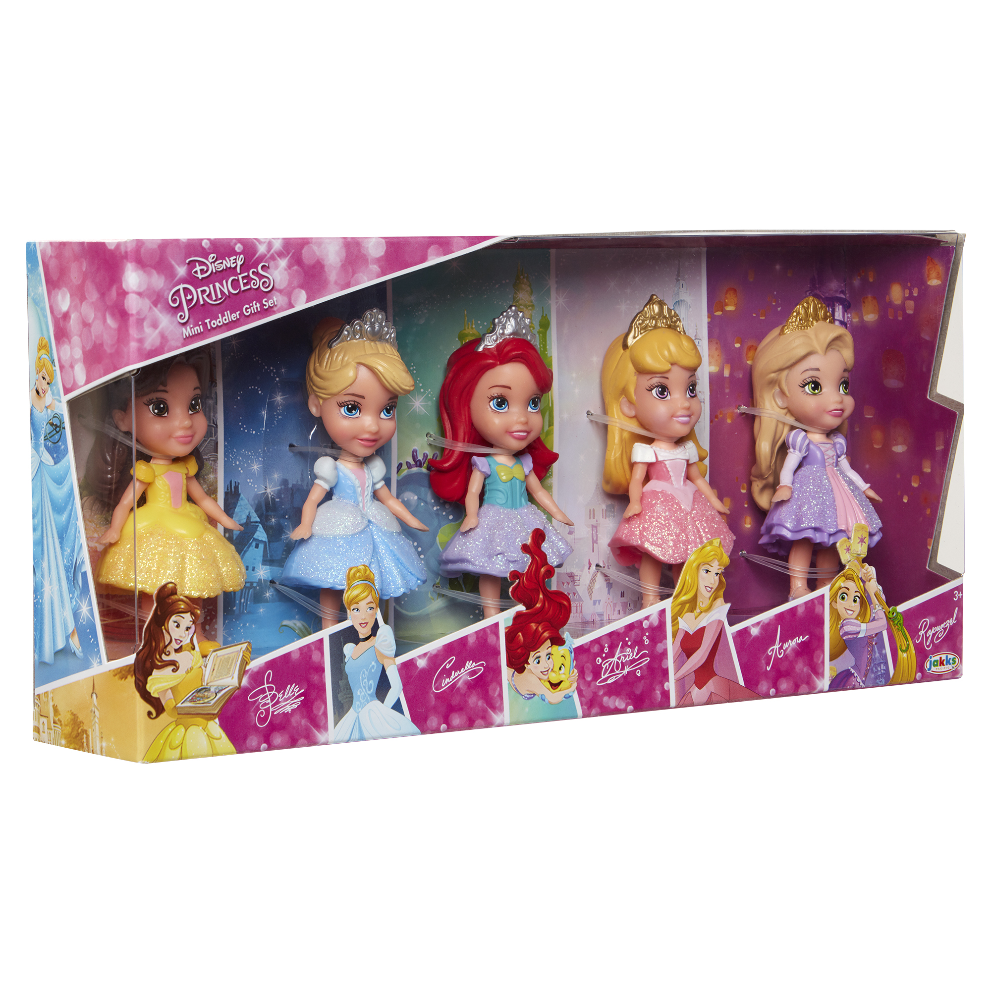 cm Set, Spielware Prinzessinnen Minipuppen DISNEY 5er Disney 7,5