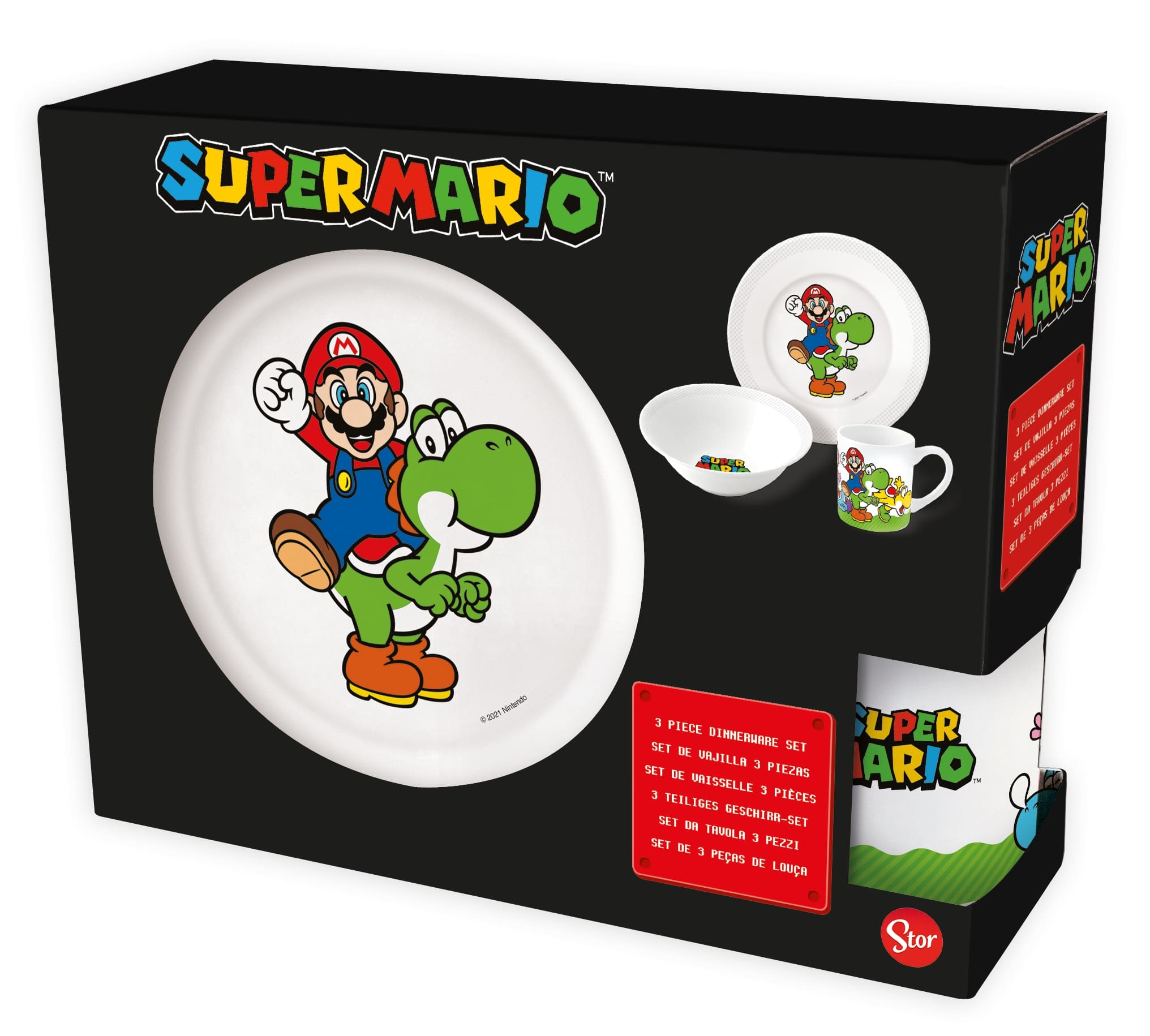 Tasse, Nintendo (Schale, Frühstücksset Super Teller) Mario