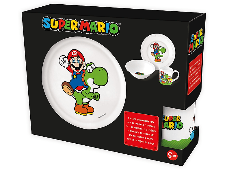 (Schale, Teller) Nintendo Mario Super Tasse, Frühstücksset