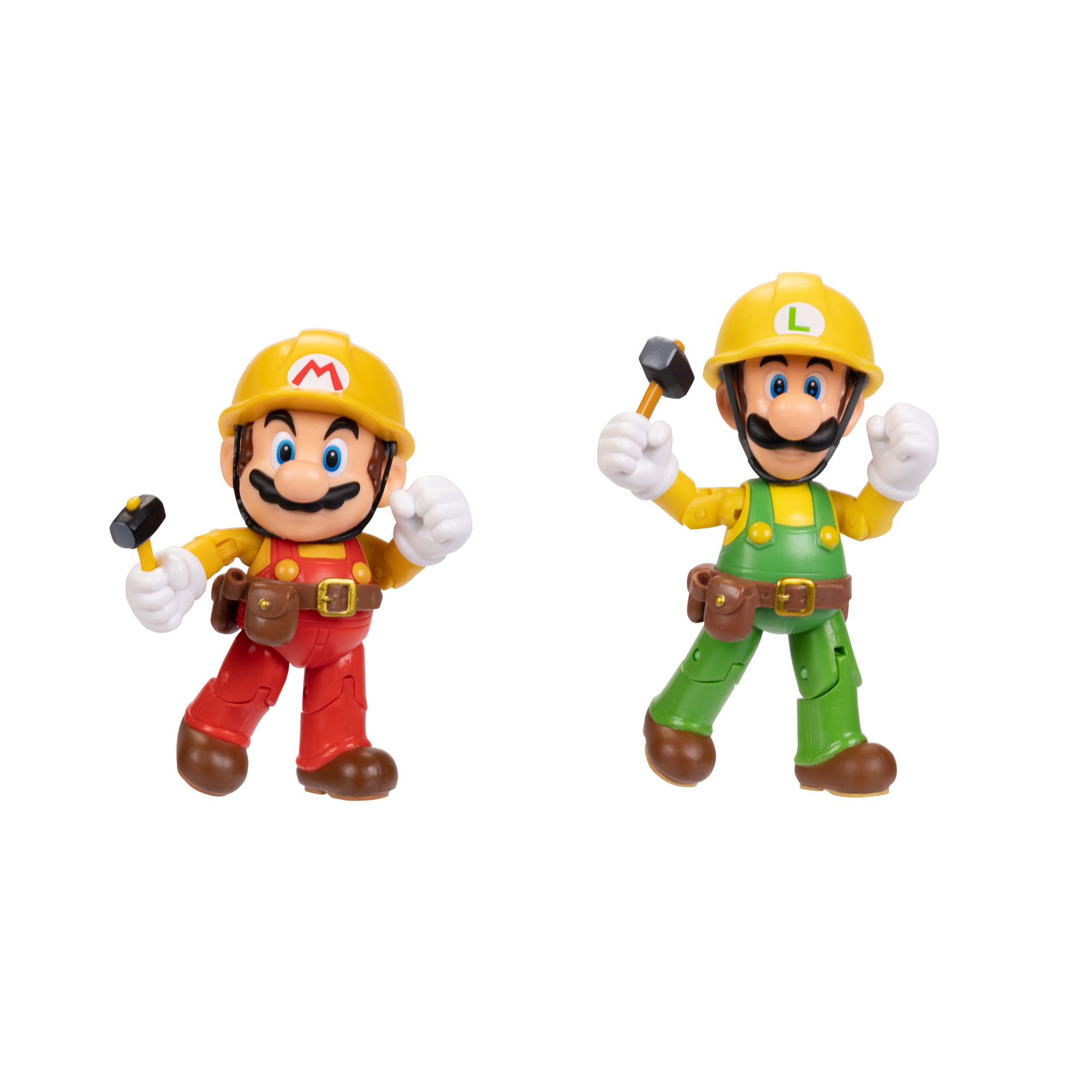 Spielware Maker Mario Nintendo MARIO 2er-Pack: Super SUPER & Maker, Figuren Luigi Mario 10cm