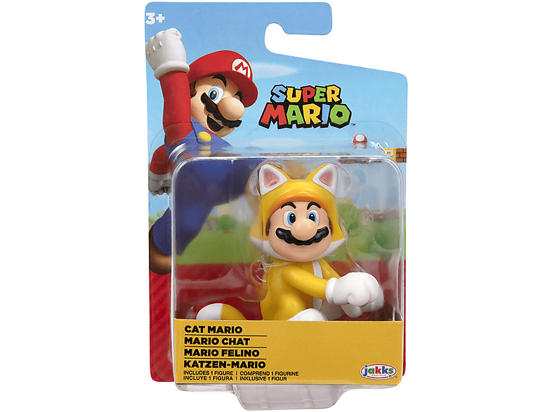SUPER MARIO Nintendo Super Mario Figur Cat Mario, 6,5 cm Spielware