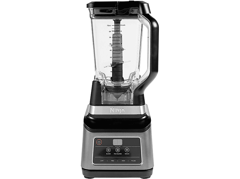 NINJA BN750EU 2-IN-1 MIXER Standmixer Schwarz/Silber (1200 Watt, 2.1 l)