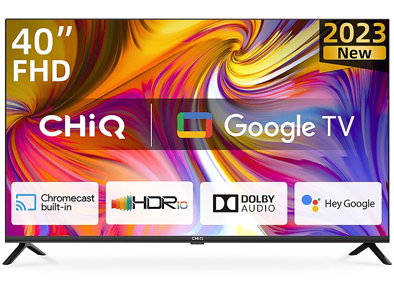 CHIQ L40G5N LED TV (Flat, 40 Zoll / 100 cm, FullHD, SMART TV, Roku TV