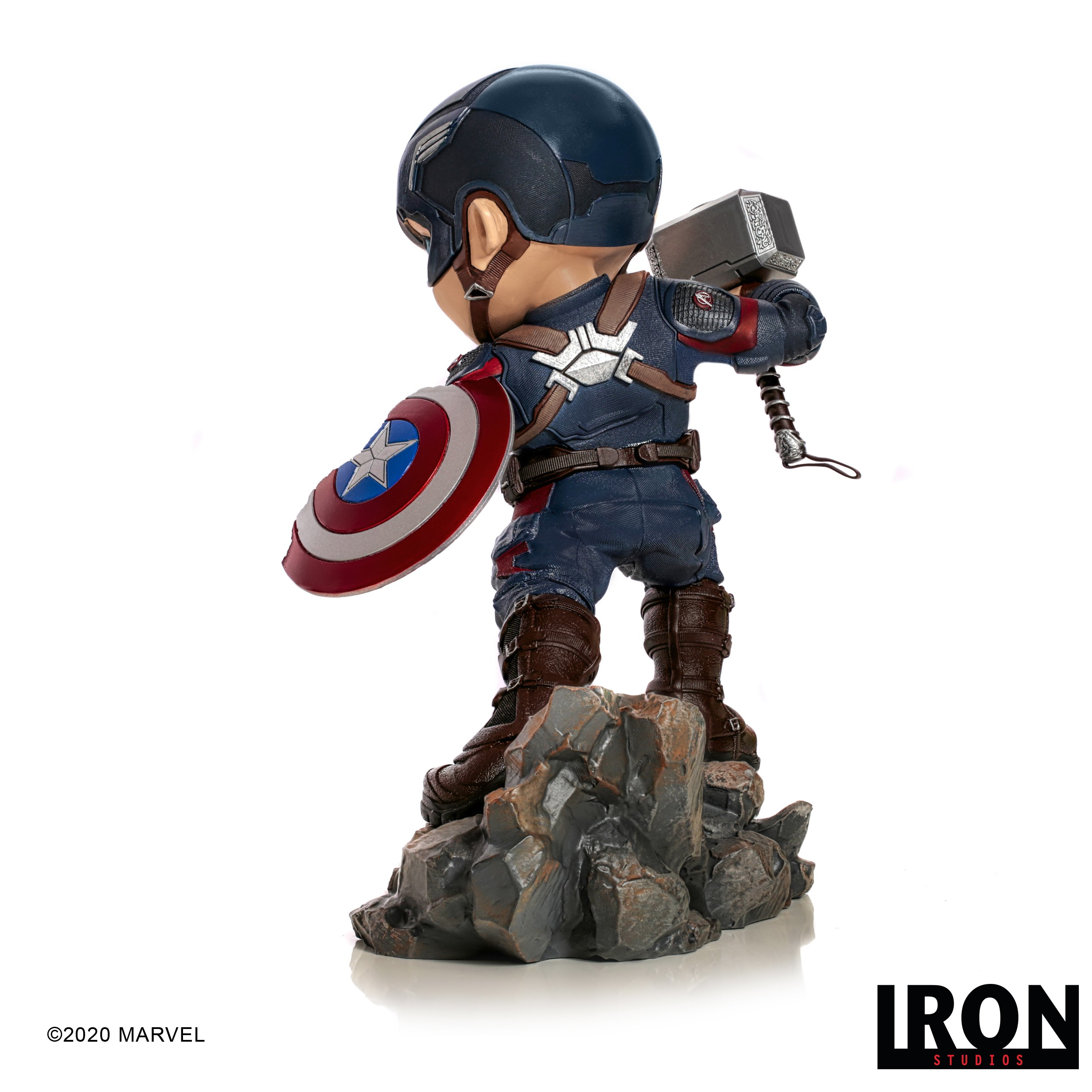 IRON STUDIOS Iron Studios & Avengers Captain Figur figur Minico America 