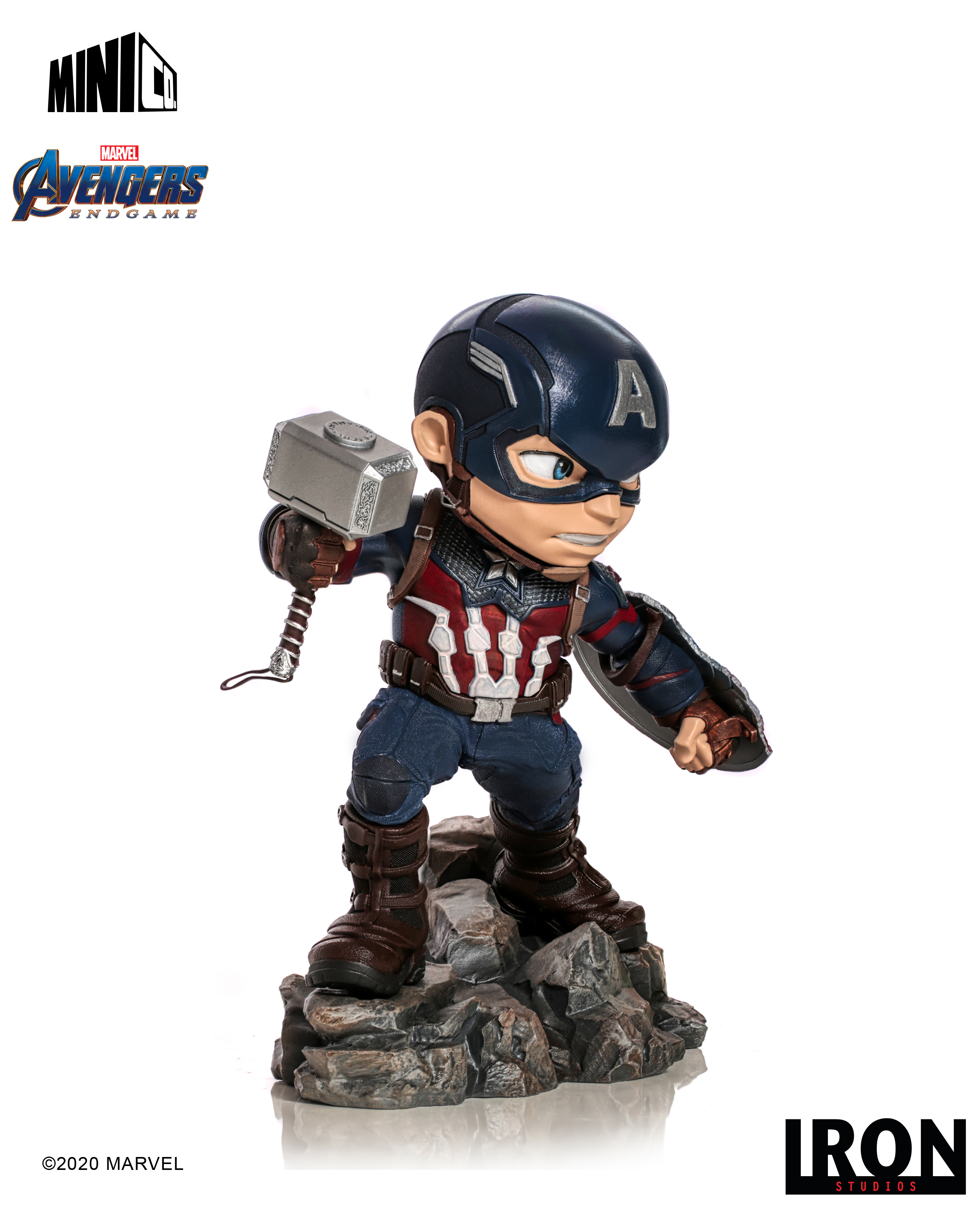 IRON STUDIOS Iron Studios & Captain Figur Minico America figur Avengers 