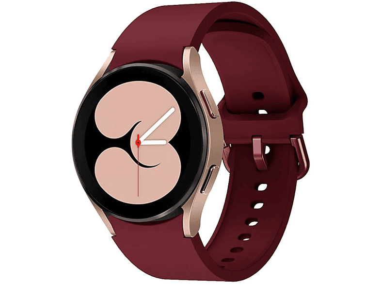 WIGENTO Kunststoff / mm Classic Weinrot / 42 40 Watch 46 / 6 Pro Silikon / / Design mm 43 5 5 Sport mm, 44 Watch 6 / Band, 45mm / Watch Galaxy 4 47 Samsung, 4 Ersatzarmband