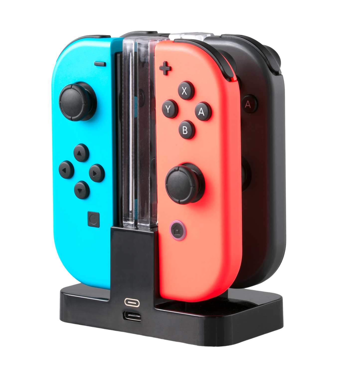 Nintendo Ladestation Ladegerät Joy-Con Switch, Ladegerät, für Controller SKGAMES Schwarz