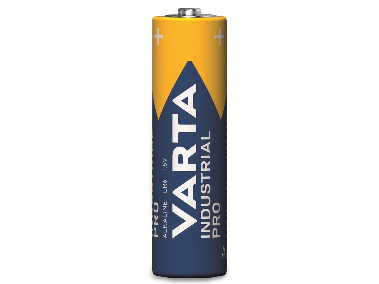 VARTA Industrial Pro Mignon Batterie (4er AlMn, 2.97 Ah Batterie, 4006 AA Folie) AlMn Volt, 1.5
