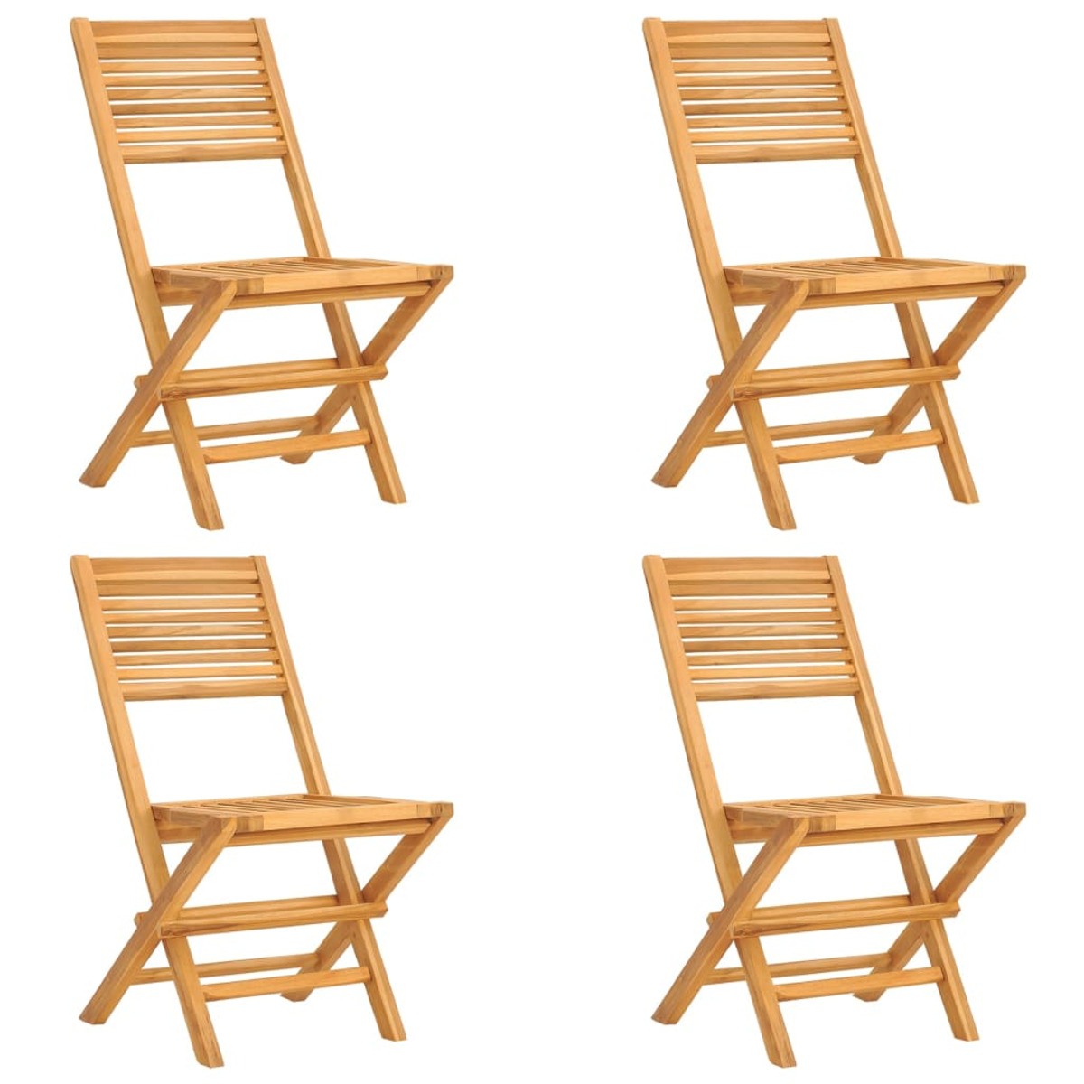 VIDAXL 3155011 Gartentisch- Stuhlset, Holzfarbe und