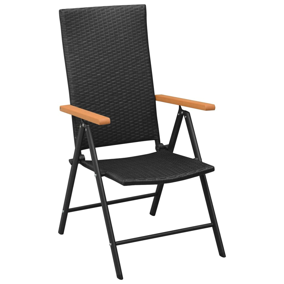Schwarz Stuhlset, und VIDAXL 3156525 Gartentisch-