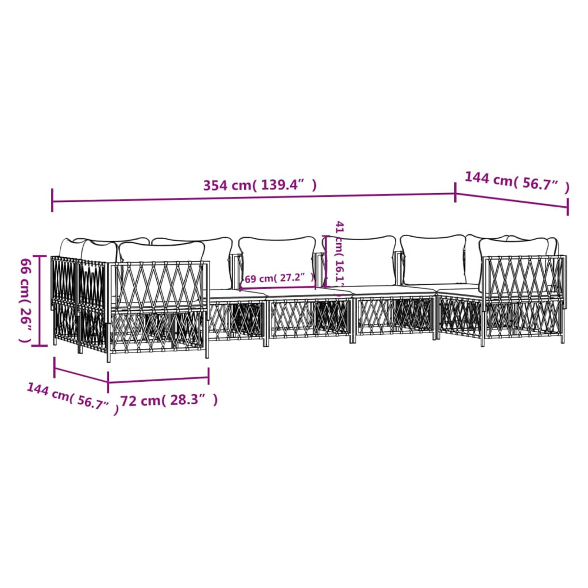 VIDAXL 3186923 Stuhlset, Grau und Gartentisch